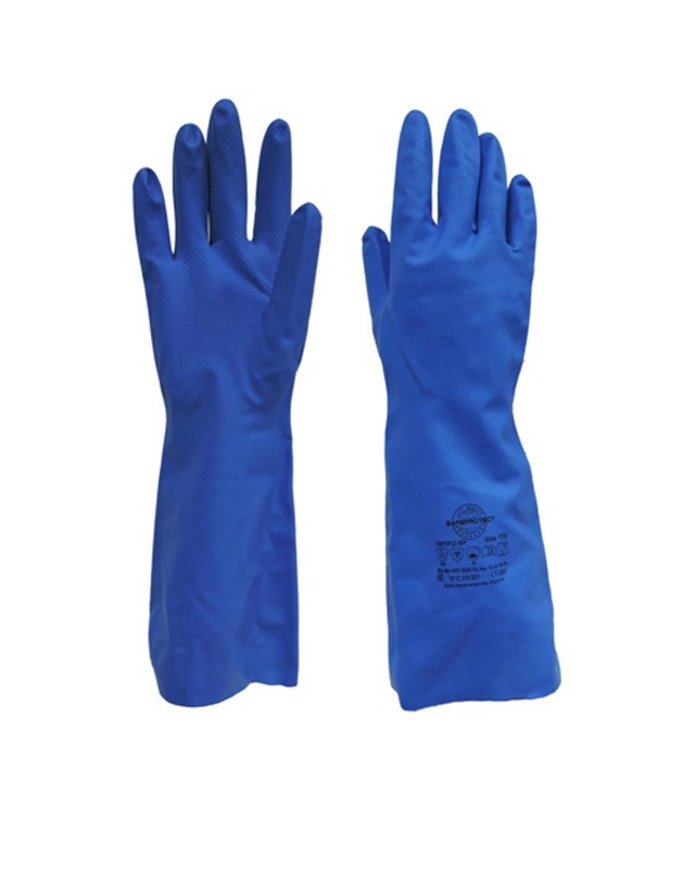 Перчатки НИТРО-SP Safeprotect (нитрил, толщ.0,28мм, дл.330мм) (кр12х144)