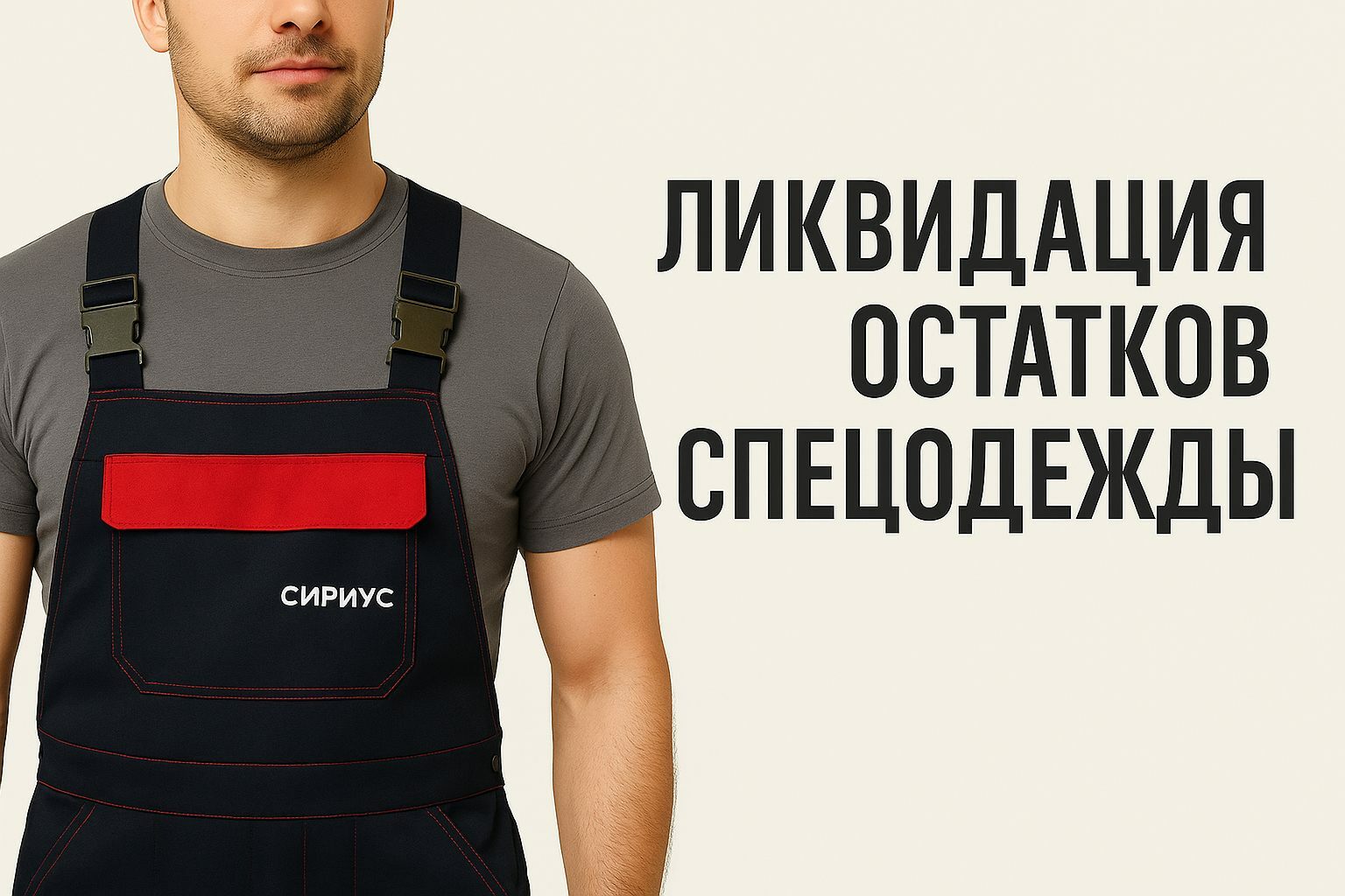 Успейте заказать: ликвидация остатков спецодежды Сириус