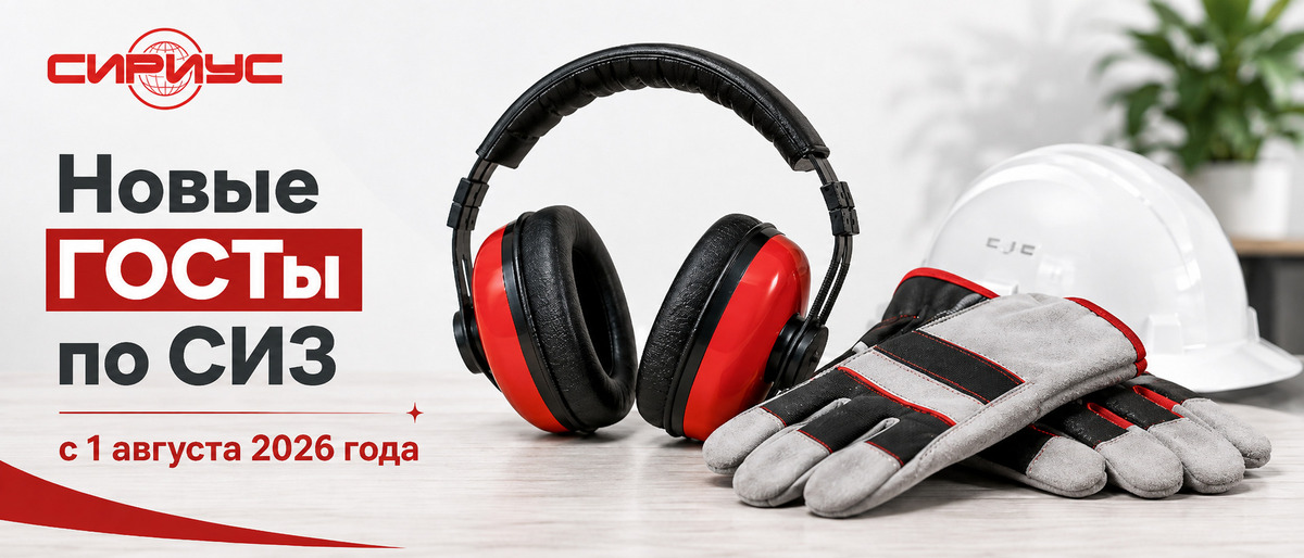 Новые ГОСТы по СИЗ с 1 августа 2026 - банер Планета Сириус