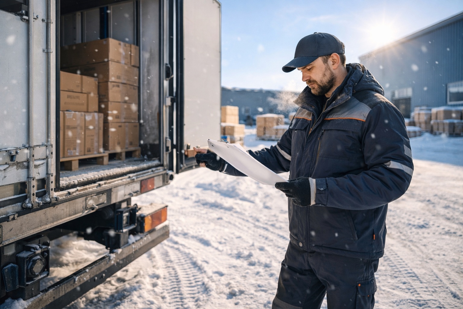 Рабочий в зимней одежде Сириус Планета
