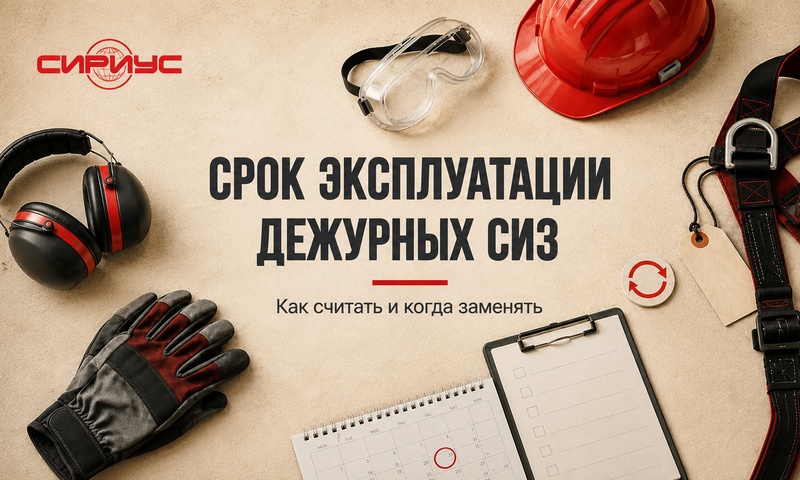 Срок годности дежурных СИЗ: как считать и когда заменять