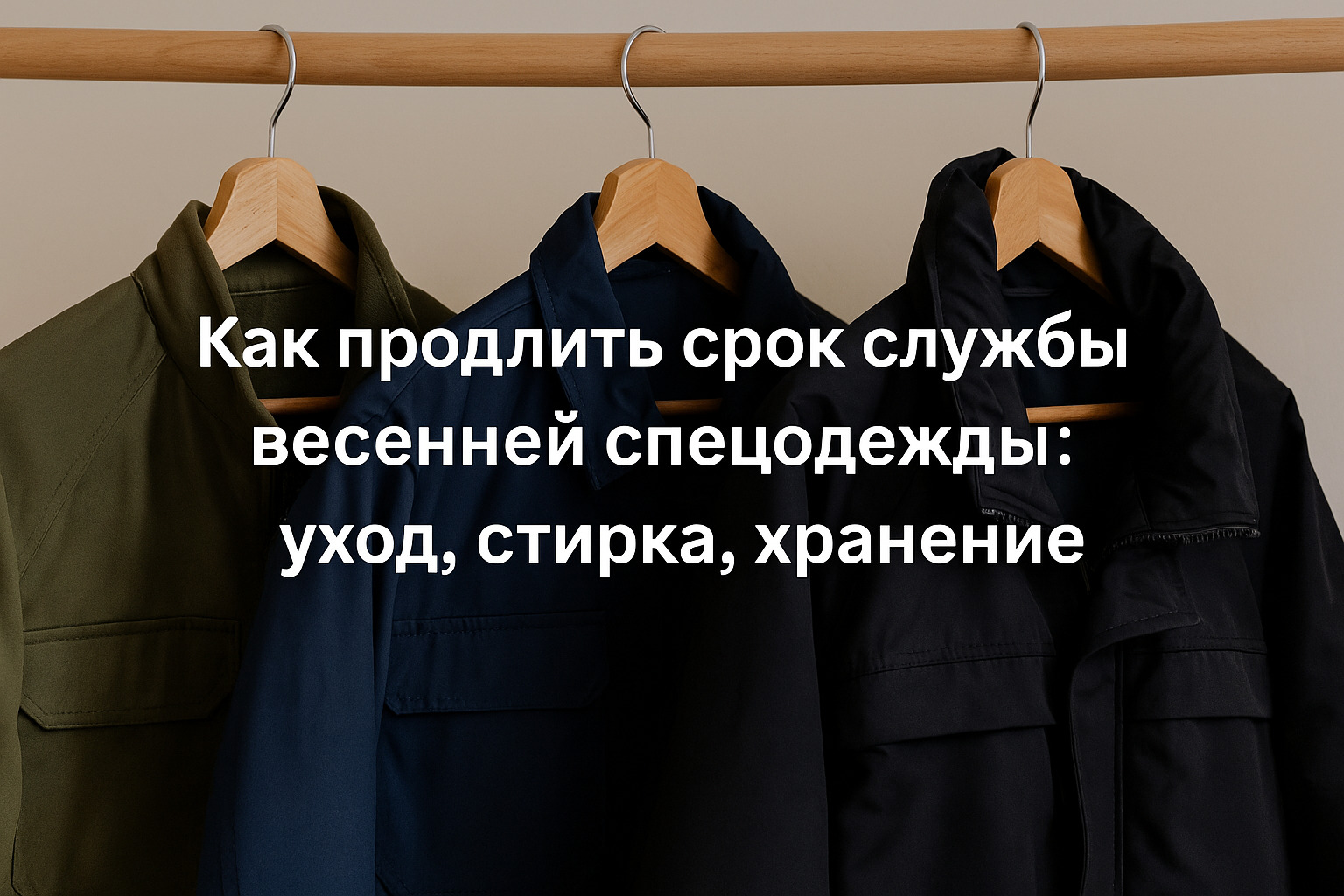 Советы по уходу за весенней спецодеждой - Сириус